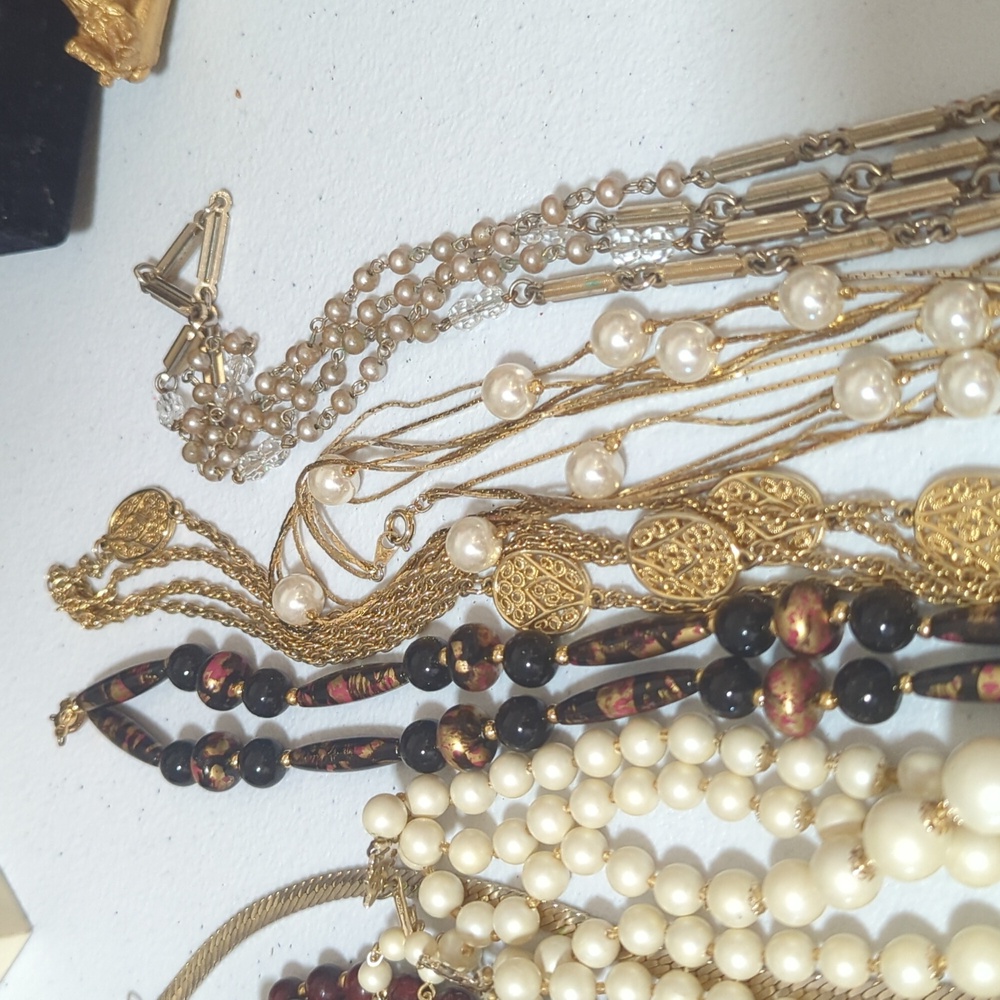Vintage Jewelry Wearable Lot 19 Pieces Vendome Trifari Japan Napier - Picture 6 of 12